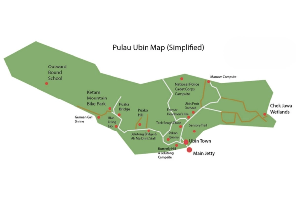 Pulau Ubin Map